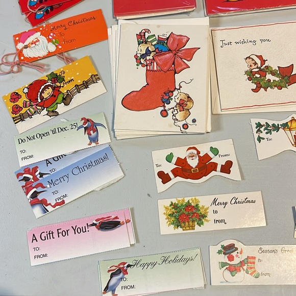 Vintage Christmas gift tags - Picture 2 of 7